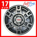 10%OFF!! 【USトヨタ・直輸入純正品】 FJクルーザー・タコマ・4ランナー(サーフ215)・150系プラド(ディーゼル含む)TRD 17インチアルミホイール※ホイール4本セット(ガンメタ)※センターキャップ付【JWL規格刻印あり】