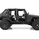 【US直輸入正規品】Smittybilt (スミッティビルト)JEEP ジープJK Wrangler JKラングラー2007年式以降 現行SRCチューブラーフロント・リアドアセット(4ピース)