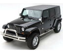 【US直輸入正規品】Smittybilt (スミッティビルト)3インチフロントチューブバンパーフープ付き※クロム(ステンレス)JEEP ジープJK Wrangler JKラングラー2ドア/4ドア 2007年式以降 現行