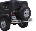 【US直輸入正規品】Smittybilt (スミッティビルト)3インチリアチューブバンパー※クロム(ステンレス)JEEP ジープJK Wrangler JKラングラー2ドア/4ドア 2007年式以降 現行