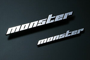 MONSTER（モンスター）EMBLEM&STICKERCHROME PLATING EMBLEM150×20