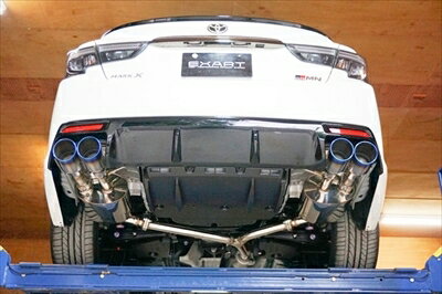DBA-GRX133改 マークX GRMN 6MT専用 EXART iVSCマフラー カーボン製(外径ф101)