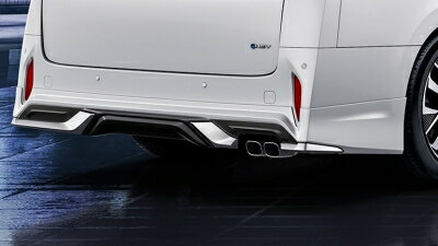 40系 アルファード (HEV車）MODELLISTA ドレスアップマフラー (REGAL DIGNITY STYLE)　モデリスタリヤスカート付車専用
