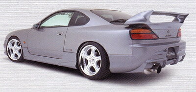 シルビア S15 EC-I リアバンパースポイラー 塗装取付込