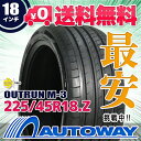【送料無料】【即日発送】■MOMO(モモ) OUTRUN M-3 225/45R18(225/45-18 225-45-18インチ)《検索用》タイヤのAUTOWAY(オートウェイ)サマータイヤ【RCP】05P01Oct16