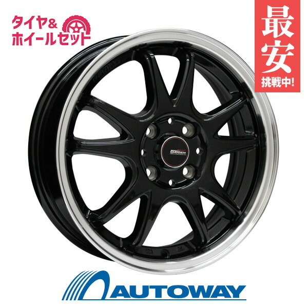 【P10倍！5/18 12:00-23:59】【取付対象】165/55R15 サマータイヤ タイヤホイールセット 5ZIGEN PRO RACER ZR5-F 15x5 +45 100x4 BK/リムP + 209 【送料無料】 (165/55/15 165-55-15 165/55-15) 夏タイヤ 15インチ 4本セット