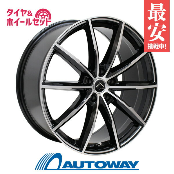 【P10倍！5/15限定】【取付対象】215/40R18 サマータイヤ タイヤホイールセット LUXALES PW-X2 18x7.5 +48 100x5 BK&P/MILLING + HF805 【送料無料】 (215/40/18 215-40-18 215/40-18) 夏タイヤ 18インチ 4本セット