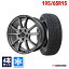 【取付対象】【2023年製】195/65R15 スタッドレスタイヤ タイヤホイールセット NANKANG ナンカン AW-1 + Verthandi PW-S10 15x6 +45 100x5 METALLIC GRAY 【送料無料】 （195/65/15 195-65-15) 冬タイヤ 15インチ 4本セット