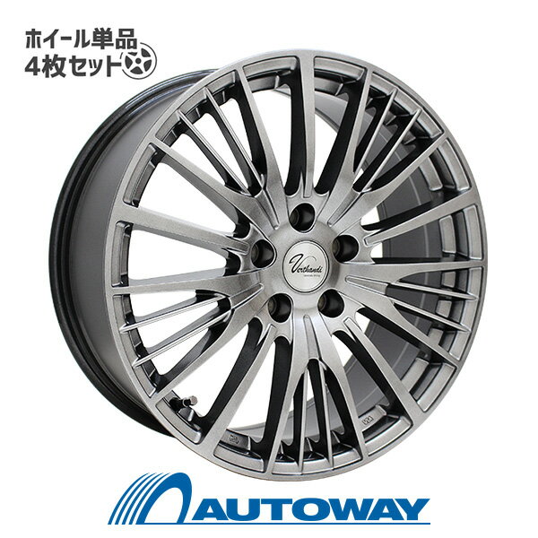 【P10倍！5/20 12:00-23:59】【4枚セット】 Verthandi YH-S25V 16x6.5 +38 114.3x5 METALLIC GRAY インチサイズ：16インチ リム幅：6.5 インセット：+38