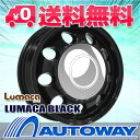 ■14インチタイヤホイールセット ・スタッドレスタイヤ■LUMACA BLACK 14x4.5 +43 PCD100x4穴 ブラック 155/55R14《検索用》タイヤのAUTOWAY(オートウェイ)【RCP】