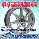 ■夏タイヤ16インチタイヤホイールセット■Vertical YH7 METALLIC GRAY 16x6.5 +47 PCD100x5穴 メタリック グレイ 195/60R16《検索用》タイヤのAUTOWAY(オートウェイ)【RCP】