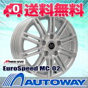 ■夏タイヤ15インチタイヤホイールセット■MANARAY SPORT EuroSpeed MC-02 メタリックシルバー 15x6 +52 PCD114.3x5穴 メタリックシルバー 195/65R15《検索用》タイヤのAUTOWAY(オートウェイ)【RCP】