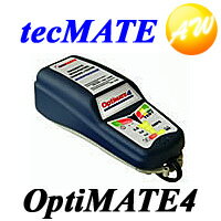 【OPTIMATE4】【あす楽対応】【送料無料】【車用　バッテリー　充電器　バッテリーチャージャー】テックメイト　TECMATEバッテリーメンテナー　12V専用OPTIMATE4【RCPmara1207】【マラソン201207_家電】オプティメイト 送料無料　　バッテリ- 充電器 バッテリーチャージャー テックメイト 安心2年間保証 正規品