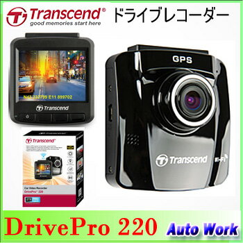 Transcend トランセンド GPS搭載ドライブレコーダー　Wi-fi対応 FullH…...:autowork:10000611