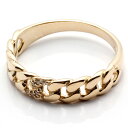 【AVALANCHE ORIGINAL JEWELRY】ダイヤモンド 10K イエローゴールドリング 0.03ct SIZ