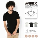 AVIREX 公式通販・DAILY WEAR | デイリー ミニ ワッフル Vブイネック ショートスリーブ ティーシャツMINI WAFFLE V-NECK S/S T-SHIRT