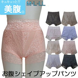 【メール便送料無料】綿ベア天竺下腹シェイプパンツ M,L,LL <strong>ガードルショーツ</strong>