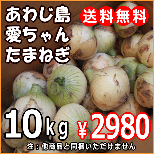 淡路島愛ちゃん玉葱10Kg(淡路島産 たまねぎ）【注：他商品との同梱不可】【SBZcou1208】