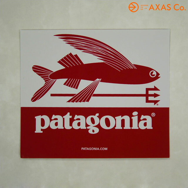 patagonia(パタゴニア) Trident Fish Sticker ステッカー Col.RED
