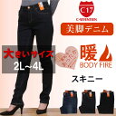 【国内送料無料】2L〜4L C-17 『暖』 スキニー/BO...