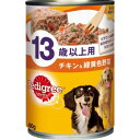 P137 ペディグリー 13歳以上用 チキン&緑黄色野菜 400g【ドッグフード犬用フードドライマースMarsペディグリー】