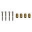 HB-7 座金ネジセット【福井金属工芸 額受用品 HB-7 アクリル用金具】