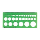 シンワ測定 テンプレート TB−1 円定規(中) 66004...