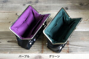 【受注生産品】【バッグ】がま口KAKUポシェット【ドクロ金襴】<がまぐち/バッグ/がま口バッグ/旅行/手作り/和雑貨/京都/父の日/お中元/プレゼント>