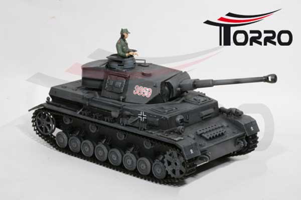 Torro/HengLong 1/16 IV号F2型（ウェザリング塗装・プラキャタピラ・金属ギアボックス・BB・サウンド・発煙仕様）German DAK Pz.Kpfw.IV AufsF2.Sz.Kfz TankTorroバージョン！