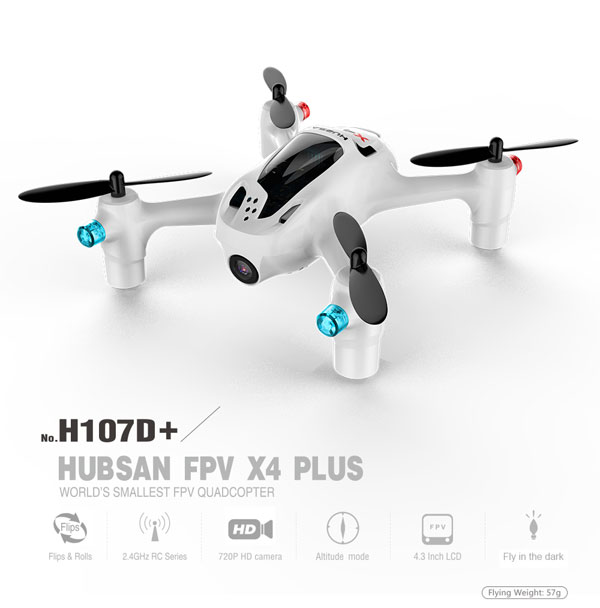 HUBSAN FPV X4 Plus H107D+ 超小型FPVドローン！...:ayard:10001577