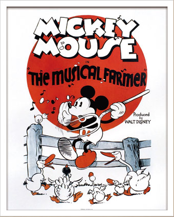 【Disneyポスター】ビンテージ ディズニー シリーズ Mickey Mouse 3 ミ…...:ayuwara:10056181