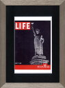 【アートフレーム】【ゆうパケット】LIFE Statue of Liberty(ライフ スタチュー オブ リバティー(自由の女神))/額入り 絵画 絵 壁掛け アート リビング 玄関 トイレ インテリア かわいい 壁飾り 癒やし プレゼント ギフト 海 花 アートパネル ポスター【S】