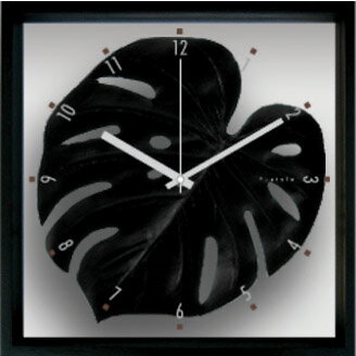 ԥ꡼եѥͥF-style Clock Monstera deliciosa  Black(󥹥ƥ顦ǥꥷ)ԥ꡼եѥͥF-style Clock Monstera deliciosa  Black (󥹥ƥ顦ǥꥷ)ڳڥ_ۡڳڥ_Τۡڳڥ_åϡۡYDKG-tdۡڱ_ݥ10ܡۡsmtb-TDۡsaitama