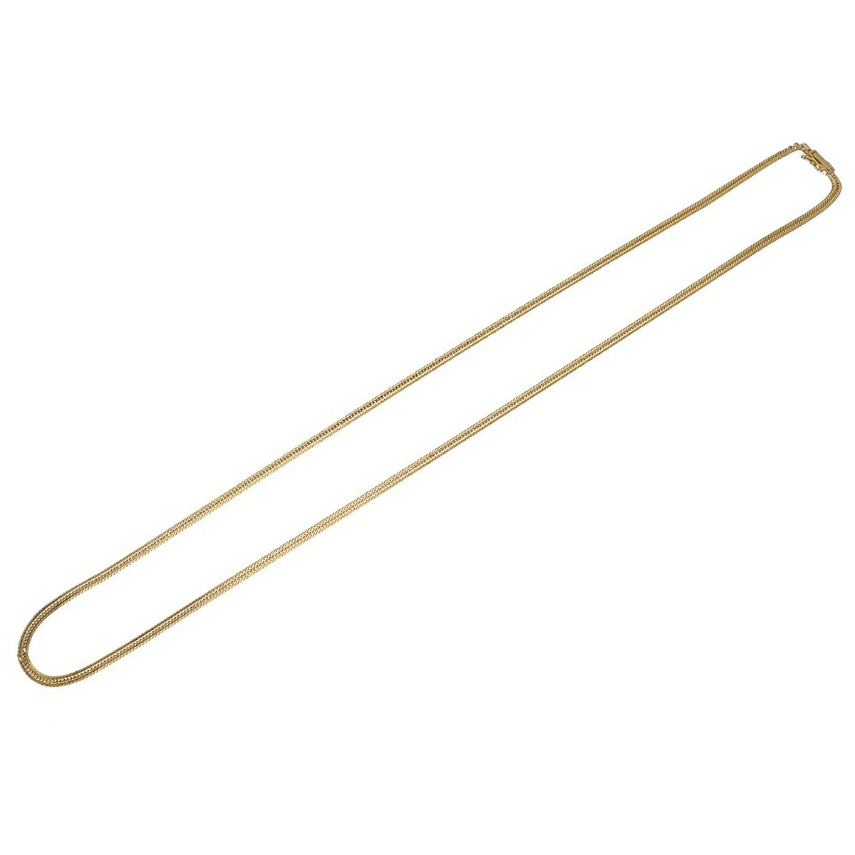 GINZA TANAKA 田中貴金属 喜平 チェーン ネックレス 12面カットトリプル 約67cm 幅3.2mm 約19.0g 750 K18 YG イエローゴールド【送料無料】ギンザタナカ【中古】TMR2401090003