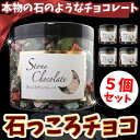 石そっくりチョコ 200g 5個入(カップタイプ)[月の小石...