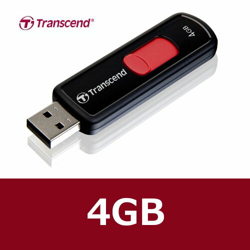 Transcend【トランセンド】 スライド式USBメモリー4GB /TS4GJF500...:azmall:10001239