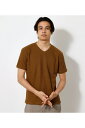 HEAVY WAFFLE V/N TEE/ヘビーワッフルVネックTシャツ / AZUL BY MOUSSY/アズール バイ マウジー/メンズ/トップス カットソー【MARKDOWN】