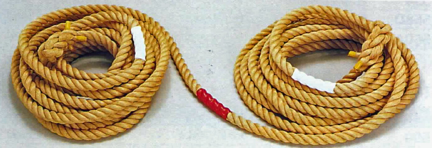 競技用綱引きロープ(マニラ麻)　36ミリ×36m