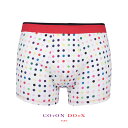 COTON DOUX (コトンドゥ)ボクサーパンツ カラフルドット柄 メンズ 下着 アンダーウェア ブランド 誕生日プレゼント 彼氏 父 男性 ギフト ヨーロッパ イタリア 柄パン かわいい bx72d053