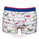 COTON DOUX (コトンドゥ)ボクサーパンツ 楽譜 バタフライ 蝶々 柄 メンズ 下着 アンダーウェア ブランド 誕生日プレゼント 彼氏 父 男性 ギフト ヨーロッパ イタリア 柄パン かわいい bx81d10