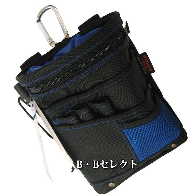 携帯電話小物入れバッグ型 ブルー FT9-B（小物 収納,小物入れ ポーチ,携帯ケース,携…...:b-bselect:10000492
