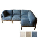 DAYTON JCN×2+1CORNER+1ARM-SOFA(デイトンジャンクション×2+1コーナー+1アームソファ) BIMAKES(ビメイクス) 全3色(デニム03、ヴィンテージオリーブ、ナチュラルリネン) 送料無料