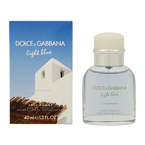 ドルガバ D&G　ドルチェアンドガッバーナ[DOLCE&GABBANA]ライトブルーリヴィングインストロンボリプールオム40mlオードトワレスプレー【エントリー+2店利用でP5倍!最大8倍】あす楽対応【HLS_DU】　【商品合計5250円以上で送料無料】【楽ギフ_包装選択】ドルガバ D&G ドルチェアンドガッバーナ ライトブルーリヴィングストロンボリ 香水 メンズ