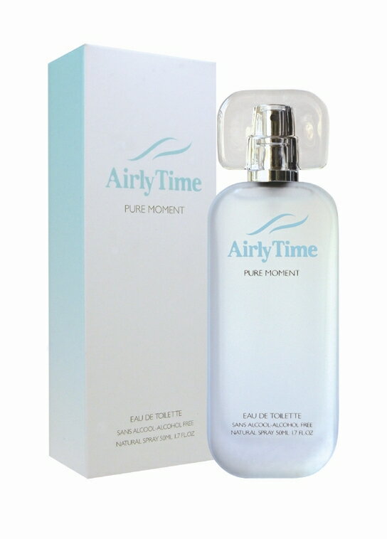 エアリータイム[AIRLY TIME]ピュアモーメントオードトワレスプレー50ml【エントリー+2店利用でP5倍!最大8倍】【\5250以上送料無料】【楽ギフ_包装選択】香水エアリータイム　ピュアモーメント　 【エントリー+2店利用でP5倍!最大8倍】香水　フレグランス