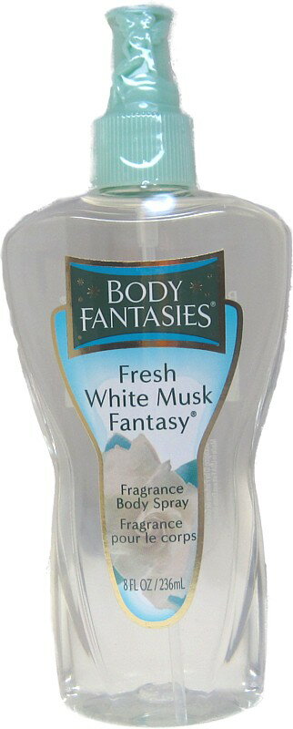 ボディファンタジー[BODY FANTASYIES]ボディスプレーフレッシュホワイトムスク236ml【エントリー+2店利用でP5倍!最大8倍】あす楽対応【HLS_DU】【5250円以上で送料無料】香水 レディース