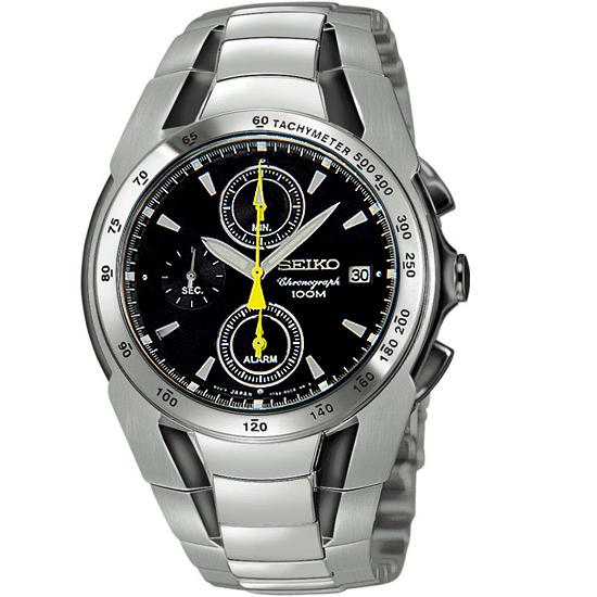 【SEIKO/セイコー】アラーム クロノグラフメンズ腕時計 SNA523P1【日本製 海外逆輸入モデル】