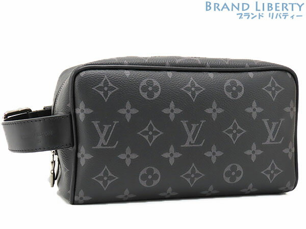 【新古品】ルイヴィトン　LOUIS VUITTON　モノグラム エクリプス　ロッカー ドップ キット　セカンドバッグ　クラッチバッグ　ハンドバッグ　トイレタリーケース　ポーチ　ブラック　M83113　【中古】