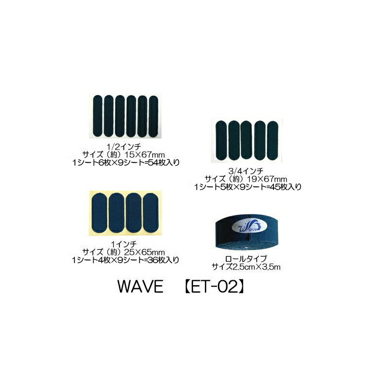 【一部メール便可】　【WAVE】 ET-02 【カットタイプ・ロールタイプ】【単品】