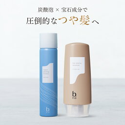 ★ポイント10倍+5%OFFクーポン 5/5(日)23___59まで★炭酸 シャンプー トリートメント セット [ 頭皮ケア ダメージケア ダメージ補修オーガニック シャンプー コンディショナー セット ] b.ris ビーリス