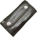 アリゲーターシャイニーロングウォレット*BWL/Bill Wall Leather(ビルウォールレザー)【送料無料、決済手数料無料】